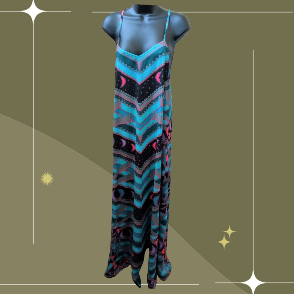 ✨ Rare Mara Hoffman Lunar Eclipse Camisole Gown Size S